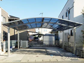YKKAPのカーポート レイナツインポートグラン　積雪～20cm対応 施工例