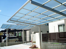 のカーポート エフルージュグラン　積雪〜20cm対応 施工例