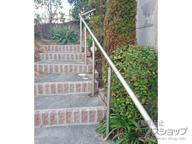 の手すり パルトナーUDフェンス1型（手すり）笠木のみタイプ 施工例