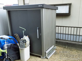 の物置・屋外倉庫 エスケーエイト SK8-70 一般型 1800×1200×1940 SK8-70-GK 施工例