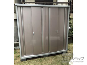 の物置・屋外倉庫 シンプリー 一般型 1940×905×1903 MJX-199E-P-【ＡＲ】 施工例