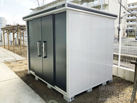 の物置・屋外倉庫 エルモ 一般型 2570×1870×2118 LMD-2518-SM 施工例