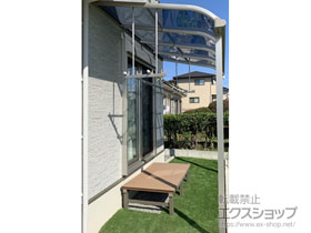 のテラス屋根 プレシオステラス R型 テラスタイプ 単体 積雪〜20cm対応 施工例