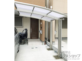 のサイクルポート・駐輪場 プレシオスポート ミニ 積雪〜20cm対応 施工例