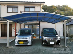 YKKAPのカーポート レイナツインポートグラン　積雪～20cm対応 施工例