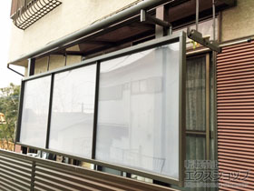 のテラス屋根 スピーネ R型 テラスタイプ 単体 積雪〜20cm対応 施工例