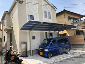 のカーポート レイナポートグラン 延長 積雪〜20cm対応 施工例