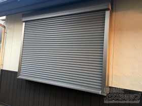 の窓シャッター リフォームシャッター イタリヤ 手動式 *ボックス下げ納まり 施工例