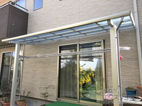 のテラス屋根 エフルージュグランZERO テラスタイプ 積雪〜20cm対応 施工例