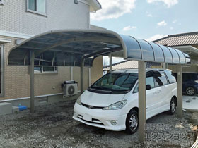 のカーポート テールポートシグマIII M合掌 積雪〜20cm対応 施工例