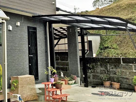 のカーポート レイナポートREグラン 前下がり 積雪〜20cm対応 施工例