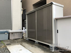 の物置・屋外倉庫 グランプレステージジャンプ 1879×530×1400（GP-195C-F） GP-195C-F-CB 施工例