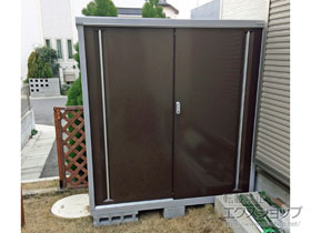 の物置・屋外倉庫 シンプリー 一般型 1520×755×1603（MJX-157D-P） MJX-157D-P-TB 施工例