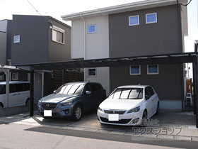 のカーポート エフルージュ トリプル 積雪〜20cm対応 施工例