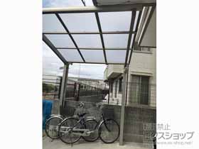 のサイクルポート・駐輪場 ネスカRミニ (ラウンドスタイル) 積雪〜20cm対応 施工例