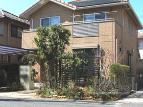 のフェンス・柵 可動ルーバーフェンス 施工例