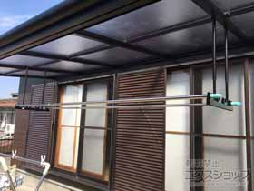 のテラス屋根 ヴェクターテラス R型 テラスタイプ 単体 積雪〜20cm対応 施工例