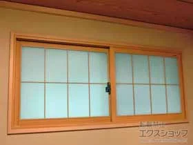 LIXIL リクシル(トステム)の内窓（二重窓・二重サッシ） インプラス ダストバリア仕様 引違い窓 2枚建 施工例