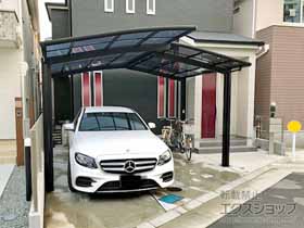 のカーポート ネスカR (ラウンドスタイル) 積雪〜20cm対応 施工例