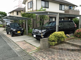 のカーポート エフルージュグラン　積雪〜20cm対応 施工例