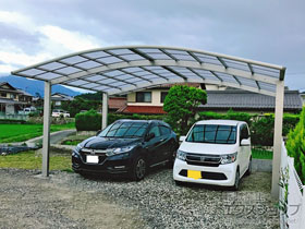 のカーポート レイナツインポートグラン　積雪〜20cm対応 施工例