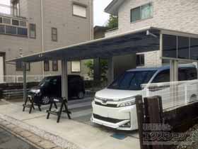 のカーポート エフルージュ ツイン 積雪〜20cm対応 施工例