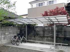 のサイクルポート・駐輪場 レイナポートグランミニ 積雪〜20cm対応 施工例