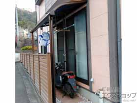 のテラス屋根 プレシオステラス R型 テラスタイプ 単体 積雪〜20cm対応 施工例