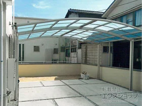YKKAPのカーポート レイナツインポートグラン　積雪～20cm対応 施工例
