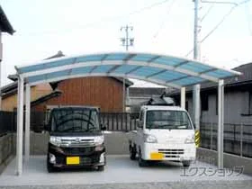 YKKAPのカーポート レイナツインポートグラン　積雪～20cm対応 施工例