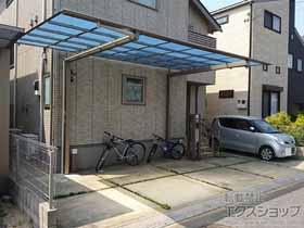 のカーポート ニューマイリッシュ 逆勾配 前下がり 積雪〜20cm対応 施工例