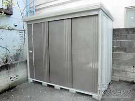 の物置・屋外倉庫 Mr.ストックマンダンディ 一般型 2532×1406×2110 ND-2514-B 施工例