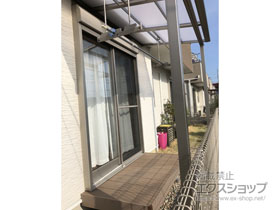 のウッドデッキ レストステージ 幕板納まり 施工例