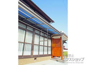 のテラス屋根 スピーネ F型 テラスタイプ 単体 積雪〜20cm対応 施工例