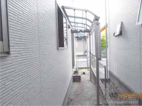 のテラス屋根 スピーネ R型 テラスタイプ 単体+連棟用 積雪〜20cm対応 施工例