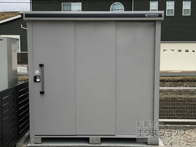 の物置・屋外倉庫 エルモ 積雪型 2220×1520×2120 LMDS-2215-CB 施工例