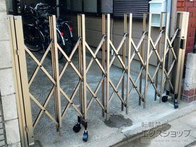 のカーゲート トリップゲート RA型 ノンレール 片開き 21S 施工例