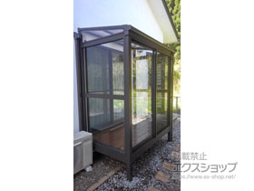 のテラス囲い・サンルーム サニージュ F型 床納まり ランマ無 積雪〜20cm対応 施工例
