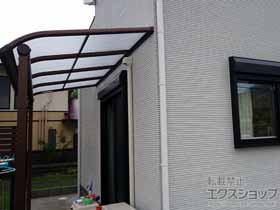 のテラス屋根 プレシオステラス R型 テラスタイプ 単体 積雪〜20cm対応 施工例