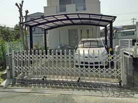 のカーゲート トリップゲート イノーバH ガイドーレール後付けタイプ 片開き 46S 施工例