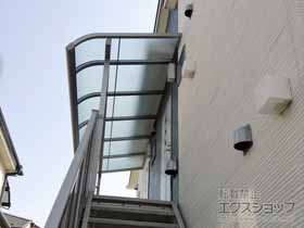 のバルコニー・ベランダ屋根 パワーアルファ RB型 屋根タイプ 単体 積雪〜30cm対応 施工例