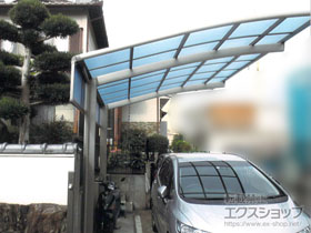 のカーポート ネスカR (ラウンドスタイル) 積雪〜20cm対応 施工例