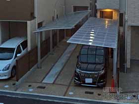 のカーポート レイナポートグラン 縦連棟　積雪〜20cm対応 施工例