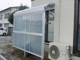 のテラス屋根 ヴェクターテラス R型 1500 テラスタイプ 単体 積雪〜50cm対応 施工例