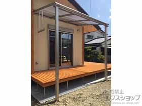 のテラス屋根 ヴェクターテラス F型 テラスタイプ 単体 積雪〜20cm対応 施工例