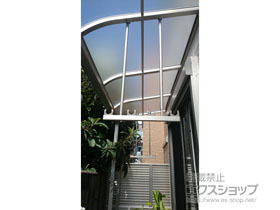 のテラス屋根 ヴェクターテラス R型 テラスタイプ 単体 積雪〜20cm対応〈2〉 施工例