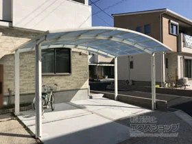 YKKAPのカーポート レイナツインポートグラン　積雪～20cm対応 施工例