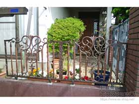 のフェンス・柵 エルジェント1型 フリー支柱タイプ 施工例