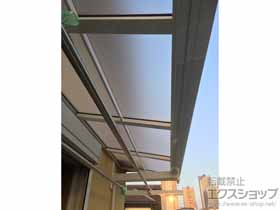のバルコニー・ベランダ屋根 スピーネ F型 屋根タイプ 単体 積雪〜20cm対応 施工例