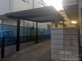 のカーポート ジーポートneo Aタイプ 角柱4本仕様 積雪〜100cm対応 施工例